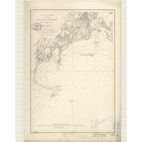 Reproduction carte marine ancienne - 2746 - BLACK ROCK, BRIDGEPORT - ETATS-UNIS (Côte Est) - ATLANTIQUE, AMERIQUE DU NORD (Côte
