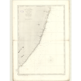 Reproduction carte marine ancienne Shom - 2748 - pERNAMBUCO, MACEIO - BRESIL (Côte Est) - Atlantique,AMERIQUE de SUD (C