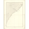 Reproduction carte marine ancienne - 2749 - MACEIO, TARIRI (Rio) - BRESIL (Côte Est) - ATLANTIQUE, AMERIQUE DU SUD (Côte Est) -
