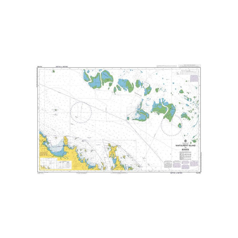 Australian Hydrographic Office - AUS825 - Whitsunday Island to Bowen