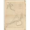 Carte marine ancienne - 2793 - OGOOUE (Fleuve) - GABON - ATLANTIQUE, AFRIQUE (Côte Ouest) - (1869 - 1887)