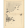 Reproduction carte marine ancienne Shom - 2796 - MANGARATIBA (Baie), pALMAS (Baie) - BRESIL - Atlantique,AMERIQUE de SUD