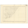 Reproduction carte marine ancienne - 2798 - BAHIA (Abords), TARIRI (Rio), SAO PAOLO - BRESIL - ATLANTIQUE, AMERIQUE DU SUD (Côte