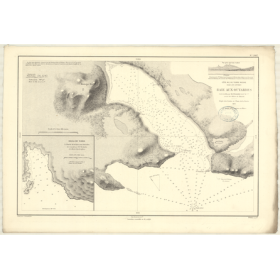 Carte marine ancienne - 2887 - TERRE-NEUVE (Côte Nord-Est), LIEVRES (Baie), OUTARDES (Baie) - CANADA (Côte Est) - ATLANTIQUE, AM