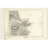 Reproduction carte marine ancienne Shom - 3000 - ABERDEEN (Port) - ECOSSE (Côte Est) - Atlantique,NORD (Mer) - (1871 -