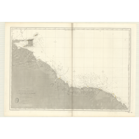 Carte marine ancienne - 3001 - PARIA (Golfe), ORANGE (Cap) - VENEZUELA - ATLANTIQUE, AMERIQUE DU SUD (Côte Nord) - (1871 - ?)