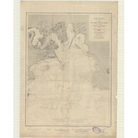 Carte marine ancienne - 3060 - NOUVEAU BRUNSWICK, FUNDY (Baie), SAINT-JEAN (Port) - ATLANTIQUE, AMERIQUE DU NORD (Côte Est) - (1