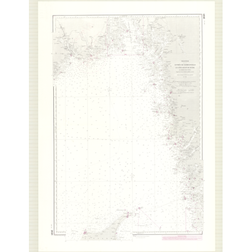 Carte marine ancienne - 3131 - SKAGERRAK, CHRISTIANIA (Fjord - Entrée), JOMFRULAND, WINGA - SUEDE (Côte Ouest) - ATLANTIQUE, NOR