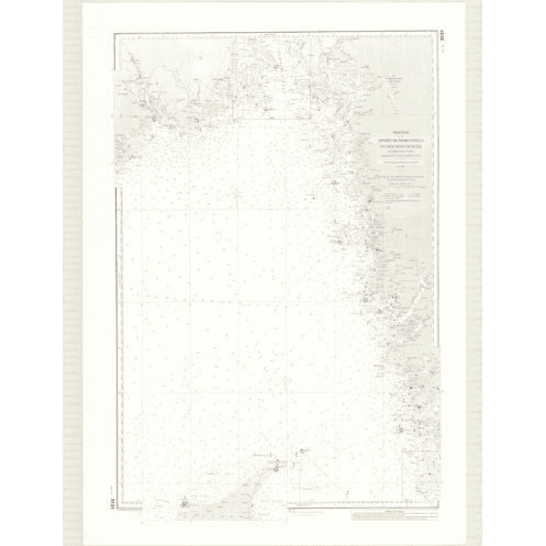 Carte marine ancienne - 3131 - SKAGERRAK, CHRISTIANIA (Fjord - Entrée), JOMFRULAND, WINGA - SUEDE (Côte Ouest) - ATLANTIQUE, NOR