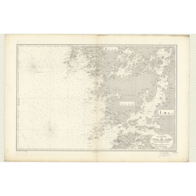 Reproduction carte marine ancienne - 3134 - KATTEGAT, MASESKAR, PATERNOSTER - SUEDE (Côte Ouest) - ATLANTIQUE, NORD (Mer) - (187