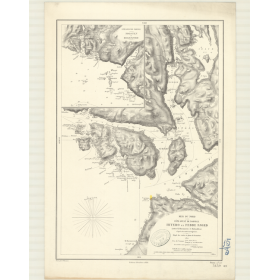 Reproduction carte marine ancienne - 3139 - FOGSTEN, REKEFJORD - NORVEGE (Côte Ouest) - ATLANTIQUE, NORD (Mer) - (1872 - 1899)