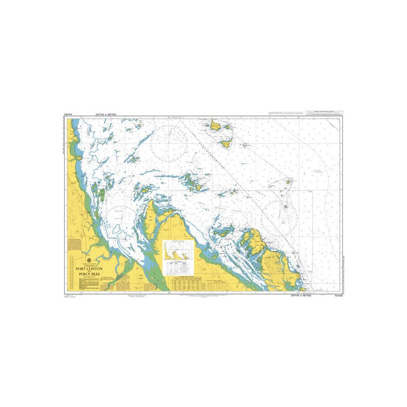 Australian Hydrographic Office - AUS822 - Port Clinton to Percy Isles