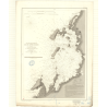 Reproduction carte marine ancienne Shom - 3320 - TERRE-NEUVE (Côte Nord-Ouest), SAINTE-GENEVIEVE (Baie) - CANADA (Côte