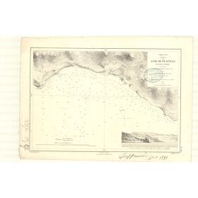 Reproduction carte marine ancienne - 3356 - TERRE-NEUVE (Côte Ouest), PETITPAS (Anse) - CANADA (Côte Est) - ATLANTIQUE, AMERIQUE