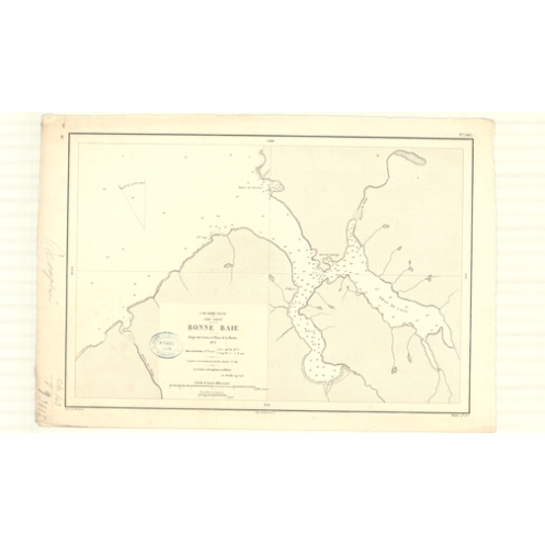 Reproduction carte marine ancienne - 3415 - TERRE-NEUVE (Côte Ouest), BONNE BAIE - CANADA (Côte Est) - ATLANTIQUE, AMERIQUE DU N Reproduction carte marine ancienne - 3415 - TERRE-NEUVE (Côte Ouest), BONNE BAIE - CANADA (Côte Est) - ATLANTIQUE, AMERIQUE DU N