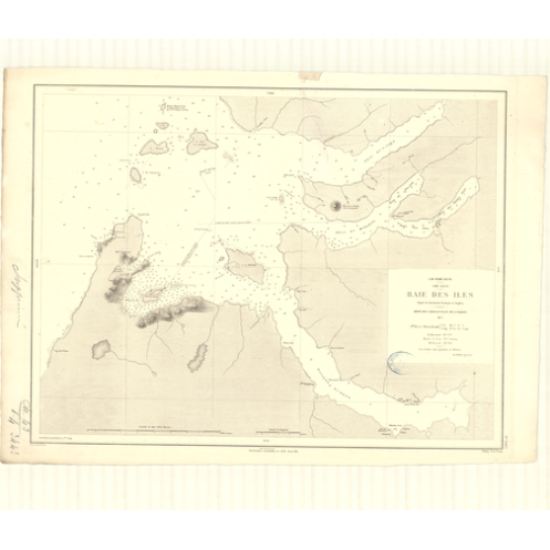 Reproduction carte marine ancienne - 3443 - TERRE-NEUVE (Côte Ouest), ILES (Baie) - CANADA (Côte Est) - ATLANTIQUE, AMERIQUE DU Reproduction carte marine ancienne - 3443 - TERRE-NEUVE (Côte Ouest), ILES (Baie) - CANADA (Côte Est) - ATLANTIQUE, AMERIQUE DU