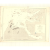 Reproduction carte marine ancienne - 3443 - TERRE-NEUVE (Côte Ouest), ILES (Baie) - CANADA (Côte Est) - ATLANTIQUE, AMERIQUE DU