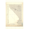 Reproduction carte marine ancienne - 3451 - LENDANA (Baie), LANDANA (Baie) - ANGOLA - ATLANTIQUE, AFRIQUE (Côte Ouest) - (1875 -