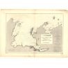 Reproduction carte marine ancienne - 3457 - TERRE-NEUVE (Côte Nord), SACRE (île), NORMAND (Cap) - CANADA (Côte Est) - ATLANTIQUE