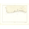 Reproduction carte marine ancienne Shom - 3459 - TERRE-NEUVE (Côte Sud), ANGUILLE (Cap), BURGEO (Cap) - CANADA (Côte E