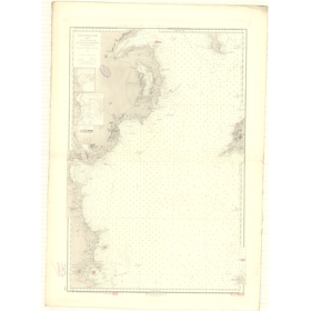 Reproduction carte marine ancienne Shom - 3460 - BELFAST (Baie), d'BLIN (Baie) - IRLANDE (Côte Est) - Atlantique,IRLAND