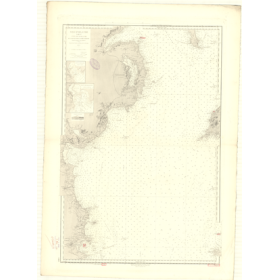 Reproduction carte marine ancienne - 3460 - BELFAST (Baie), DUBLIN (Baie) - IRLANDE (Côte Est) - ATLANTIQUE, IRLANDE (Mer) - (18