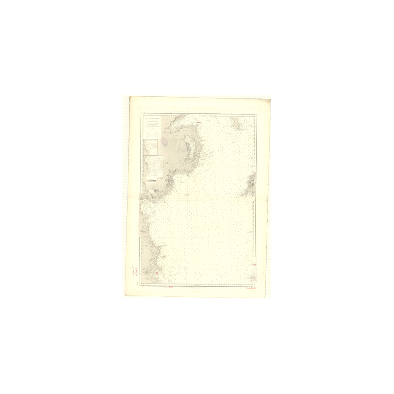 Reproduction carte marine ancienne - 3460 - BELFAST (Baie), DUBLIN (Baie) - IRLANDE (Côte Est) - ATLANTIQUE, IRLANDE (Mer) - (18