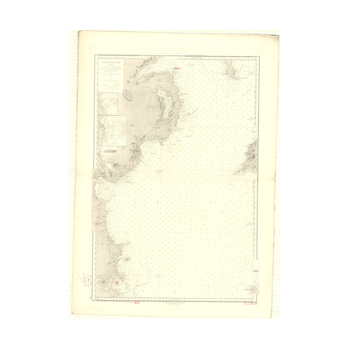 Carte marine ancienne - 3460 - BELFAST (Baie), DUBLIN (Baie) - IRLANDE (Côte Est) - ATLANTIQUE, IRLANDE (Mer) - (1875 - 1984)