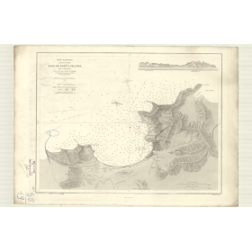 Reproduction carte marine ancienne Shom - 3477 - SAINT-VINCENT (île), pORTO GRANDE (Baie) - CAP-VERT (îles) - ATLANTIQ