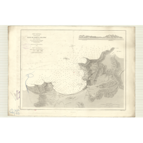 Reproduction carte marine ancienne - 3477 - SAINT-VINCENT (île), PORTO GRANDE (Baie) - CAP-VERT (îles) - ATLANTIQUE, AFRIQUE (Cô