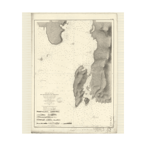 Reproduction carte marine ancienne - 3482 - TERRE-NEUVE (Côte Nord-Est), CANADA (Baie), AIG?illetTES (Havre), GREVIGNEUX (Havre) Reproduction carte marine ancienne - 3482 - TERRE-NEUVE (Côte Nord-Est), CANADA (Baie), AIG?illetTES (Havre), GREVIGNEUX (Havre)