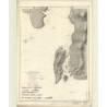 Reproduction carte marine ancienne Shom - 3482 - TERRE-NEUVE (Côte Nord-Est), CANADA (Baie), AIGUILLETTES (Havre), GREV