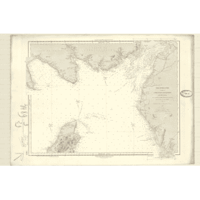 Reproduction carte marine ancienne - 3489 - MULL OF GALLOWAY, DUDDON (Rivière) - ANGLETERRE (Côte Ouest), ECOSSE (Côte Ouest) -