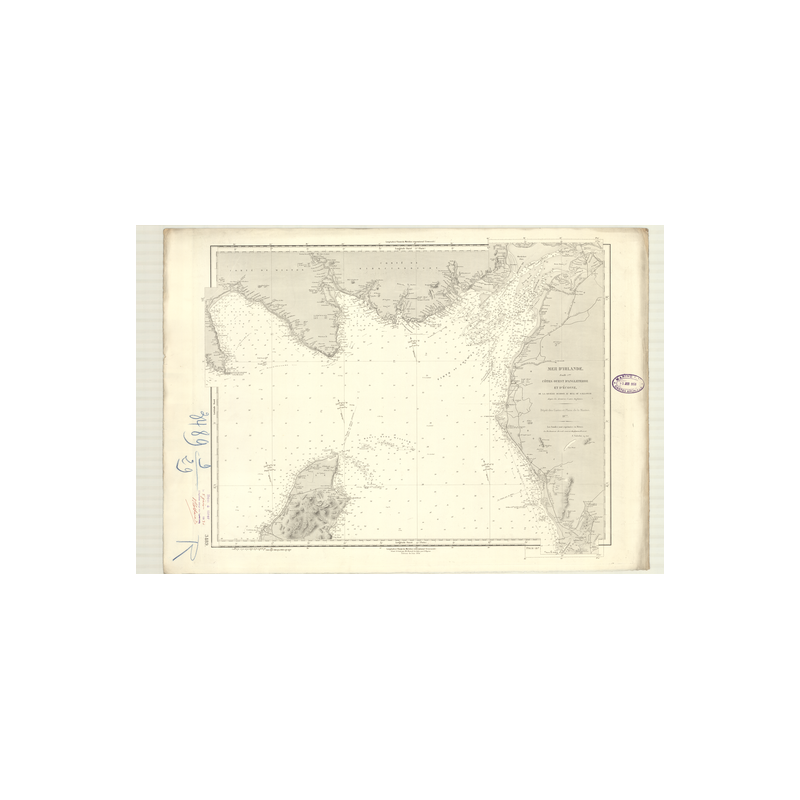 Carte marine ancienne - 3489 - MULL OF GALLOWAY, DUDDON (Rivière) - ANGLETERRE (Côte Ouest), ECOSSE (Côte Ouest) - ATLANTIQUE, I