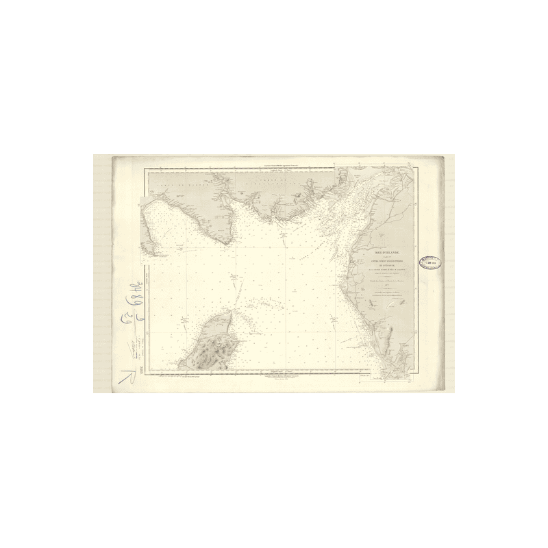 Reproduction carte marine ancienne - 3489 - MULL OF GALLOWAY, DUDDON (Rivière) - ANGLETERRE (Côte Ouest), ECOSSE (Côte Ouest) -