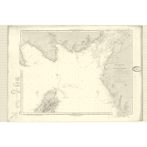 Reproduction carte marine ancienne Shom - 3489 - MULL OF GALLOWAY, CDDON (Rivière) - Angleterre (Côte Ouest),ECOSSE (