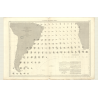 Reproduction carte marine ancienne - 3495 - ATLANTIQUE (Partie Sud) - (1876 - ?)