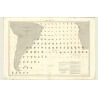 Reproduction carte marine ancienne - 3496 - ATLANTIQUE (Partie Sud) - (1876 - ?)