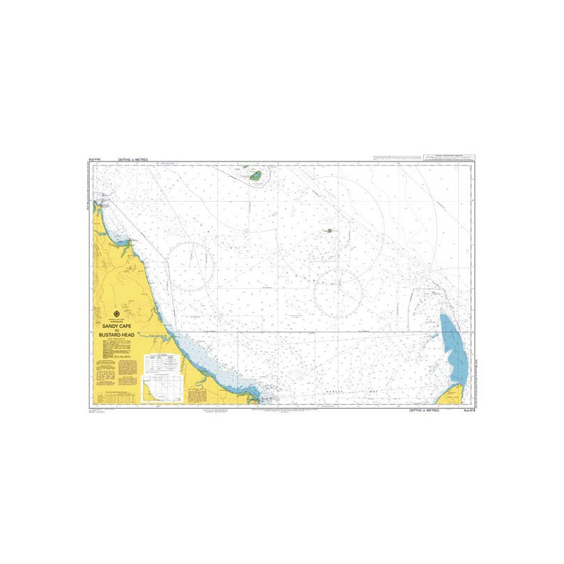 Australian Hydrographic Office - AUS818 - Sandy Cape to Bustard Head