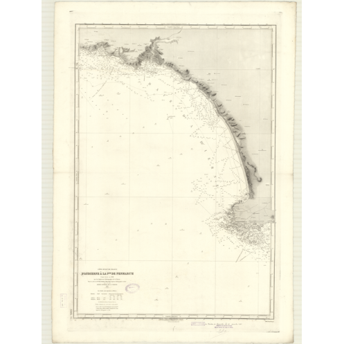 Reproduction carte marine ancienne - 3505 - AUDIERNE (Baie) - FRANCE (Côte Ouest) - ATLANTIQUE - (1876 - ?) Reproduction carte marine ancienne - 3505 - AUDIERNE (Baie) - FRANCE (Côte Ouest) - ATLANTIQUE - (1876 - ?)