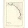 Reproduction carte marine ancienne - 3505 - AUDIERNE (Baie) - FRANCE (Côte Ouest) - ATLANTIQUE - (1876 - ?)