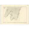 Reproduction carte marine ancienne - 3513 - TERRE-NEUVE (Côte Sud-Est), BULL (Baie), PLAISANCE (Havre) - CANADA (Côte Est) - ATL