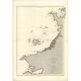 Reproduction carte marine ancienne - 3578 - TERRE-NEUVE (Côte Ouest), SAINT-JEAN (Baie) - CANADA (Côte Est) - ATLANTIQUE, AMERIQ