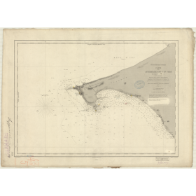 Reproduction carte marine ancienne - 3579 - CAP-VERT (Abords), DAKAR (Abords), CAYAR, NAZE (Cap) - SENEGAL - ATLANTIQUE, AFRIQUE