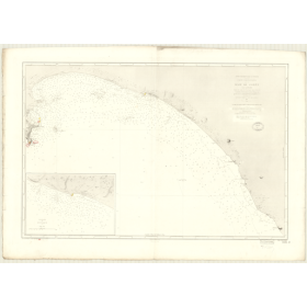 Reproduction carte marine ancienne Shom - 3592 - GOREE (Baie) - SENEGAL - Atlantique,AFRIQUE (Côte Ouest) - (1877 - 194