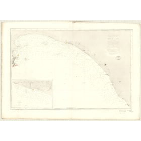 Reproduction carte marine ancienne - 3592 - GOREE (Baie) - SENEGAL - ATLANTIQUE, AFRIQUE (Côte Ouest) - (1877 - 1940)