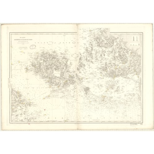Carte marine ancienne - 3624 - BOTHNIE (Golfe), ALAND (îles), ABO (îles) - - BALTIQUE (Mer) - (1878 - 1916)