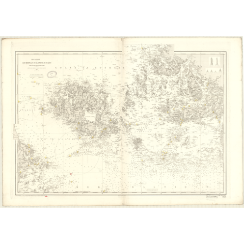 Reproduction carte marine ancienne - 3624 - BOTHNIE (Golfe), ALAND (îles), ABO (îles) - - BALTIQUE (Mer) - (1878 - 1916) Reproduction carte marine ancienne - 3624 - BOTHNIE (Golfe), ALAND (îles), ABO (îles) - - BALTIQUE (Mer) - (1878 - 1916)