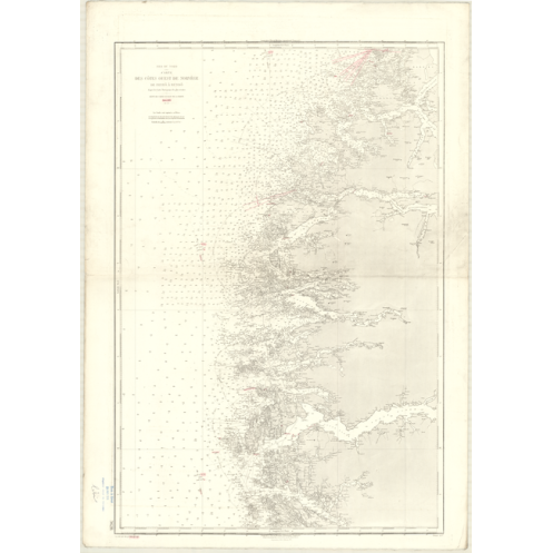 Carte marine ancienne - 3628 - FEYEO, RUNDO - NORVEGE (Côte Ouest) - ATLANTIQUE, NORD (Mer) - (1878 - 1987)