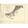 Reproduction carte marine ancienne - 3634 - CANARIES (îles), LANZAROTE (île), ARRECIFE (Port) - ATLANTIQUE, AFRIQUE (Côte Ouest)